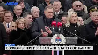 Bosnian Serbs defy ban with statehood parade