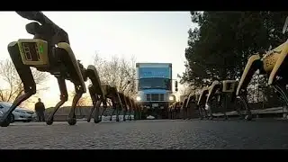Boston Dynamics robots are strong enough to pull a truck