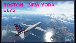 Boston (KBOS) to New York (KJFK) | Embraer E175 | MSFS