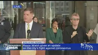 Boston Mayor Marty Walsh Update Boston Response To Coronavirus