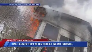 Botetourt County garage fire leaves one with severe burns