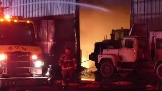 Bow Recycling Center warehouse fire, Bow N.H. 5/24/20 #4