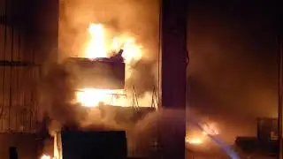 Bow Recycling Center warehouse fire, Bow, N.H. 5/24/20 #5