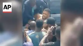 Boxing champ Anthony Joshua pulled from wreckage after car crash in Nigeria