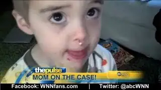 Boy With Sprinkles on Face Denies Eating Them