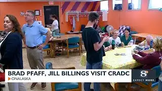 Brad Pfaff, Jill Billings Visit CRADC
