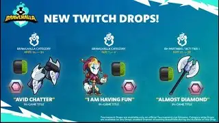 BRAWLHALLA JUST REVEALED SOME NEW FREE REWARDS!! (NEW TWITCH DROPS!)
