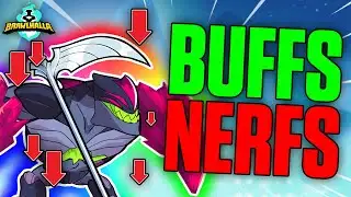Brawlhalla NEW Balance Changes In 1 Minute (NEW Legend Patch)