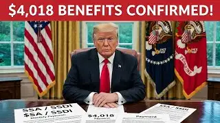 Breaking: $4,018 Social Security Checks Confirmed | SSI & SSDI Benefits Update