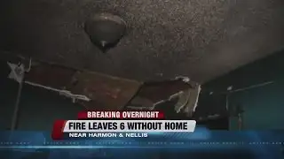 BREAKING: 6 people displaced by fire