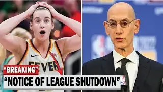 BREAKING! Adam Silver Issues WNBA Shutdown Warning | Caitlin Clark Stunned