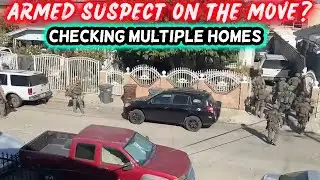 BREAKING: Armed Suspect Barricaded in Compton Home — Heavy Police Response