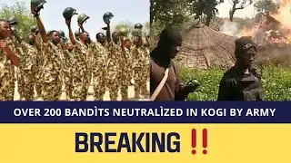 BREAKING ‼️ Big Win for National Security Nigerian Armed Forces Neutralise 200 Bandits in Kogi State
