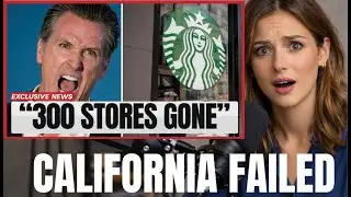 BREAKING:  California Governor EXPLODES After Starbucks Abandons 300+ Stores