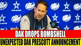 BREAKING: Dak Prescott SHOCKS the NFL With Unexpected Announcement!