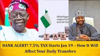 BREAKING: FG Adds 7.5% VAT “Tax” On Transfers – What Does This Mean & How It Will Affect You