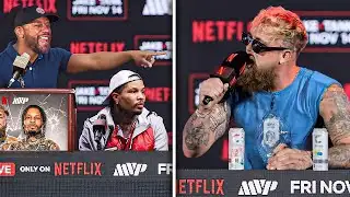 BREAKING: Floyd Mayweather INTERRUPTS Gervonta Davis VS Jake Paul Press Conference & CHECKS Jake