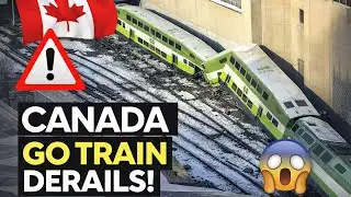 🚨 BREAKING: GO Train Derails in Canada — What Just Happened? #gotrain #viralvideo #trending 