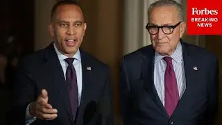 BREAKING: Hakeem Jeffries Asked Point Blank If Chuck Schumer Should Keep His Leadership Role