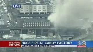 BREAKING: Huge fire at candy factory