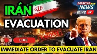 BREAKING: Iran Issues Evacuation Order as Trump Threatens Attack and Israel Gets Ready