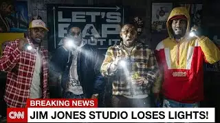 BREAKING: Jim Jones Studio LOSES LIGHTS! 50 Cent GOES OFF!