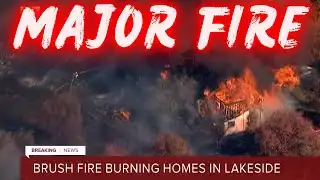 Breaking: Lakeside Fire Forces Evacuations