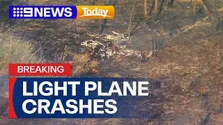 #BREAKING: Light plane crashes on the Gold Coast | 9 News Australia