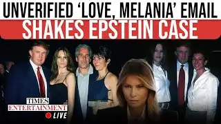 BREAKING LIVE: Redacted Melania Email Appears in Epstein DOJ Records