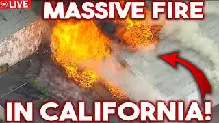 BREAKING: MASSIVE FIRE IN SOUTH EL MONTE