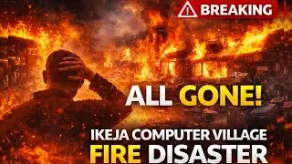 BREAKING: Massive Fire Ravages Ikeja Computer Village — Traders Lose Millions Overnight