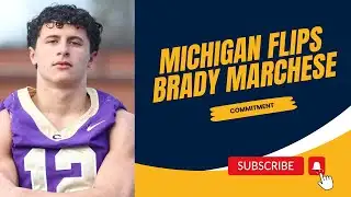 BREAKING: Michigan FLIPS Rivals300 WR Brady Marchese from Georgia | #GoBlue