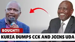 BREAKING! MOSES KURIA Resigns as CCK party leader and joins RUTO