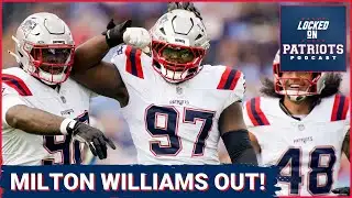BREAKING: New England Patriots’ STAR Defender Milton Williams OUT