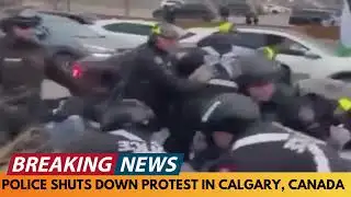 BREAKING NEWS: CANADIAN POLICE SHUT DOWN PRO PALESTINE PROTEST