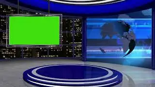 Breaking News Green Screen Frame | Green Screen Background Video