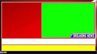 “Breaking News Green Screen Template | Professional News Studio Look”| no copyright
