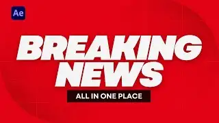 BREAKING NEWS Intros Collection | All in One Place | After Effects Tutorial