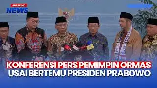 🔴 BREAKING NEWS - Konpers Petinggi Ormas Usai Bertemu Presiden Prabowo | 03/02
