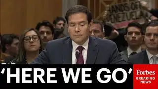 BREAKING NEWS: Marco Rubio Interrupted By Protester While Giving Opening Statement