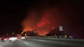 BREAKING NEWS...NEW WILDFIRE NEAR THE GETTY!