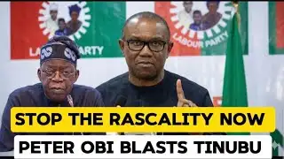 BREAKING NEWS: Peter Obi Sends Powerful Warning To Tinubu ‘Stop The Rascality’