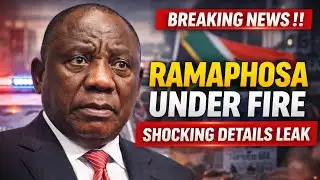 BREAKING NEWS‼️ RAMAPHOSA UNDER FIRE AFTER SHOCKING DETAILS LEAK