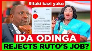 BREAKING NEWS! Ruto in Panic after  He Appoints Ida Odinga Government Job, Odinga Family Rejects