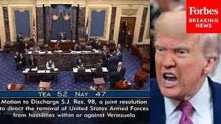BREAKING NEWS: Senate Votes To Advance War Powers Resolution To Limit Venezuela Hostilities