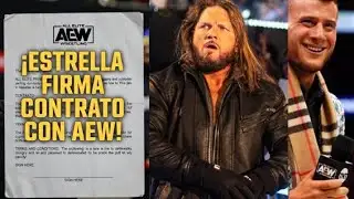 Breaking news! Star signs contract with AEW, AJ Styles. Rumors about MJF joining AEW explode.
