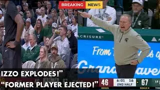 BREAKING NEWS: Tom Izzo Kicks Out Ex-Michigan State Player Courtside