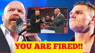 BREAKING NEWS! TRIPLE H REPORTEDLY FIRES GUNTHER AFTER JOHN CENA MATCH ON RAW!
