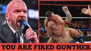 BREAKING NEWS‼️TRIPLE H  REPORTEDLY FIRES GUNTHER FOLLOWING  HIS  BRUTAL  ATTACK  ON JOHN CENA 😱