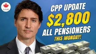 Breaking News Trudeau Unveils $2,800 for All Pensioners in New CPP Update This Monday!